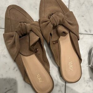 Zara slip on mules